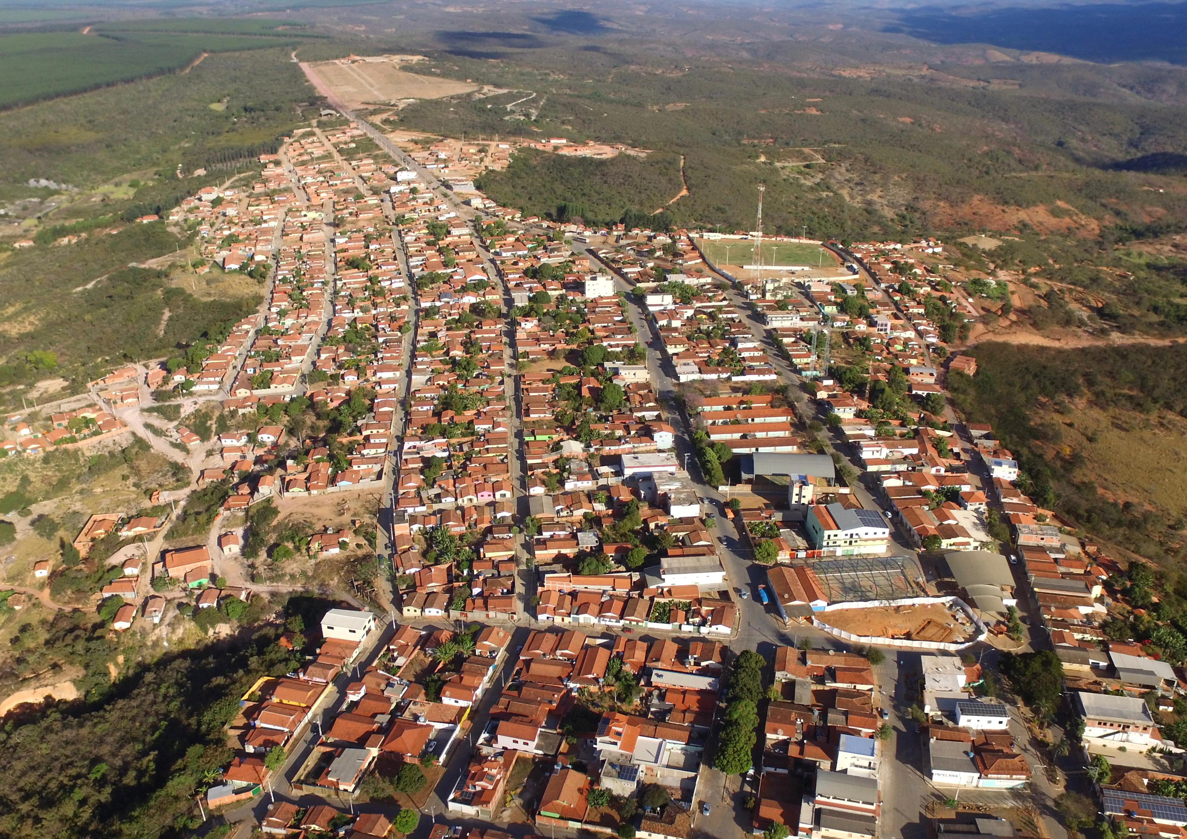 Vista aérea de Veredinha / MG